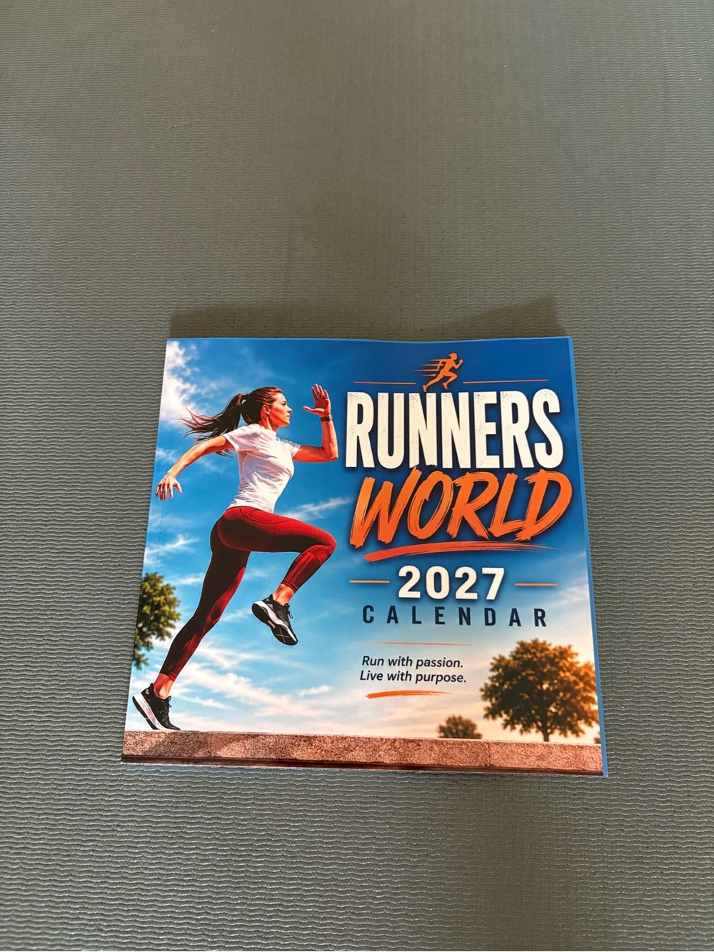 Runner’s World 2027 Wall Calendar - and Journal - Blue & Orange